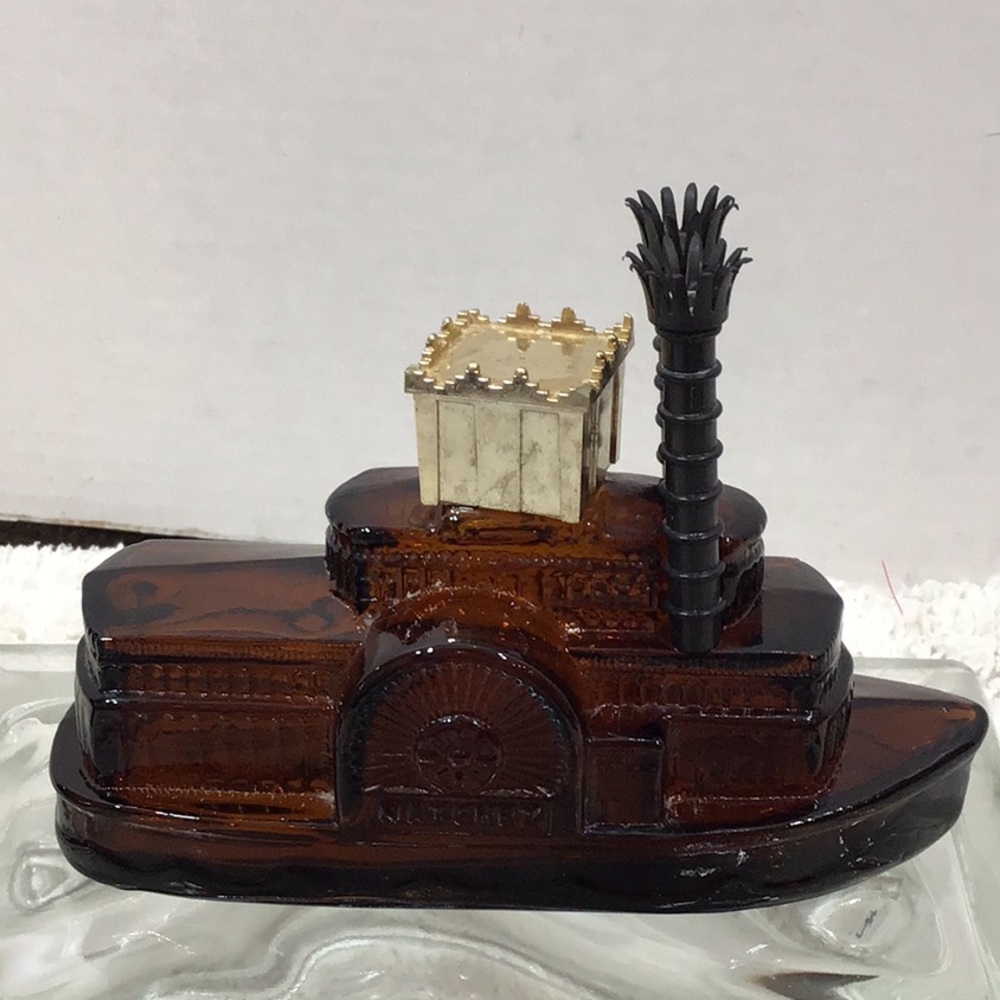 Avon steamboat fragrance bottle